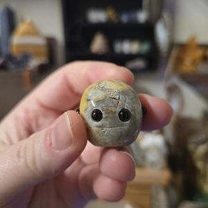 Mini Crazy Lace Agate Frankenstein Crystal Buddy